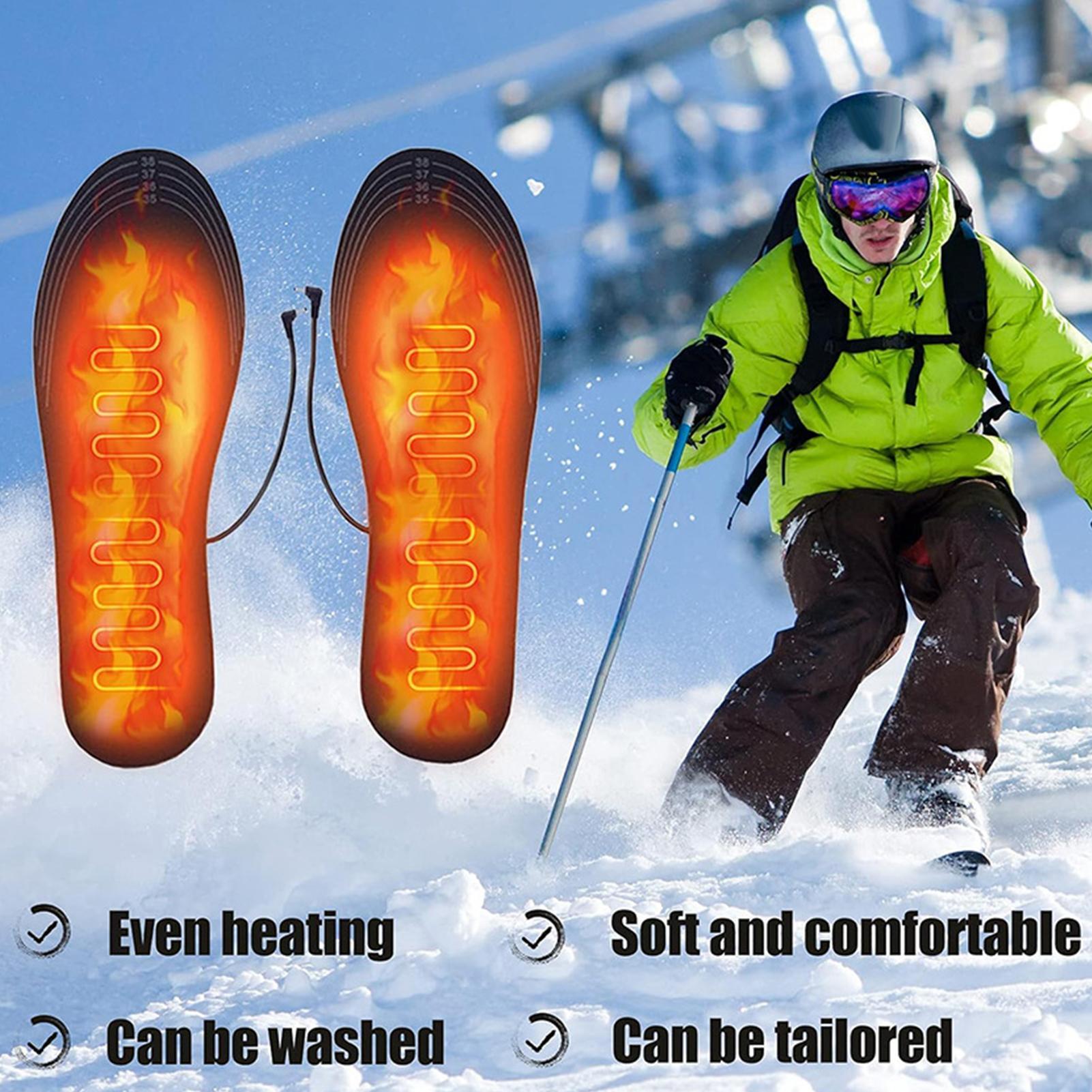 Cycling Shoe Insoles - Solette riscaldanti USB Scaldapiedi tagliabile Inserti