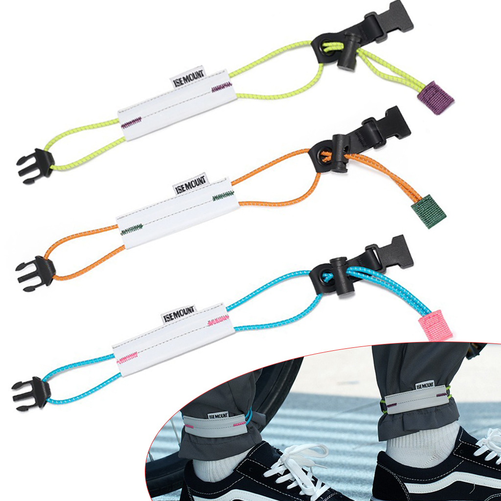 Cycling Gear Pants - Cinturino Riflettente per Pantaloni da Ciclismo,