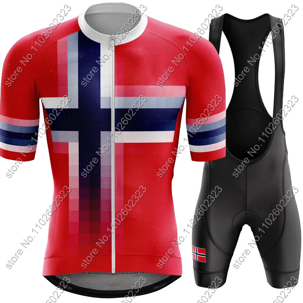 Cycling Gear Leaderboard - 2024 norvegia maglia da ciclismo squadra