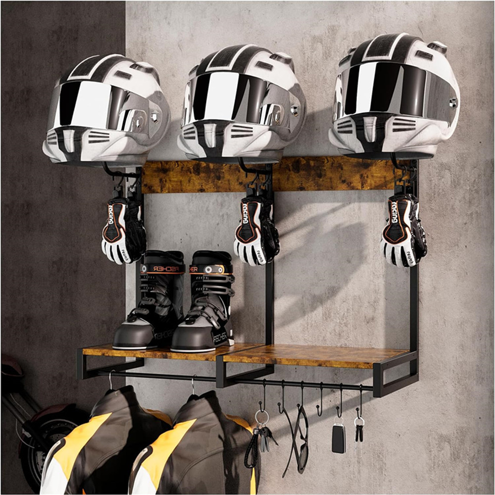 Supporto per casco da moto, po - Cycling Gear Wall Organizer recensione e prezzo