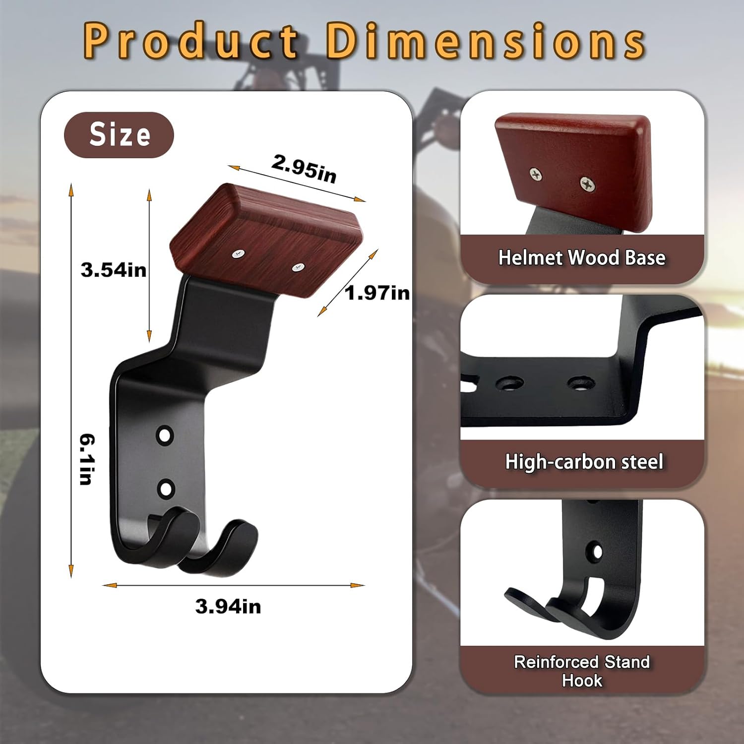 Supporto da Parete per Casco d - Cycling Gear Wall Organizer recensione e prezzo